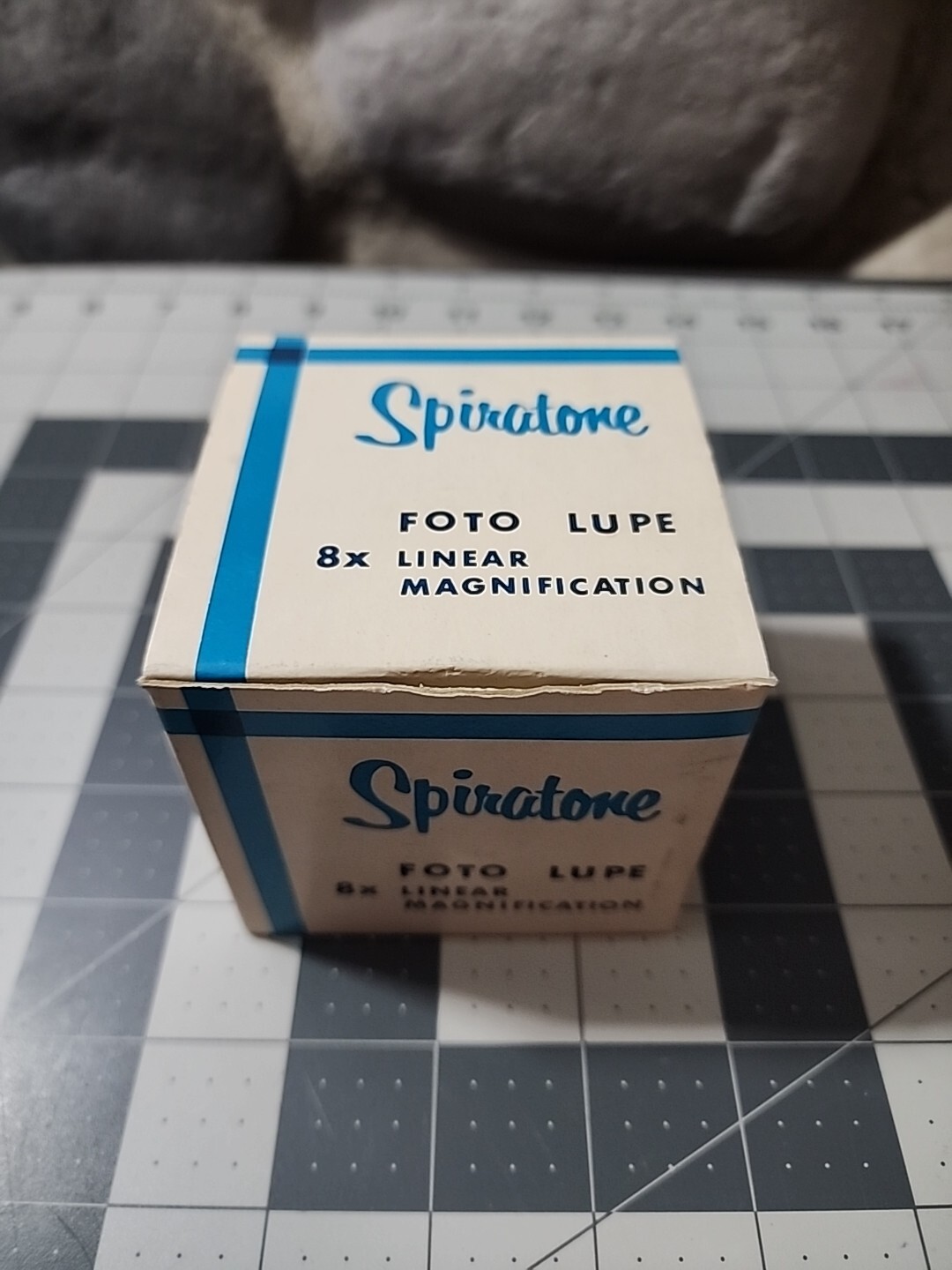 Vintage Spiratone Foto Lupe 8x Linear Magnification Camera Supplies