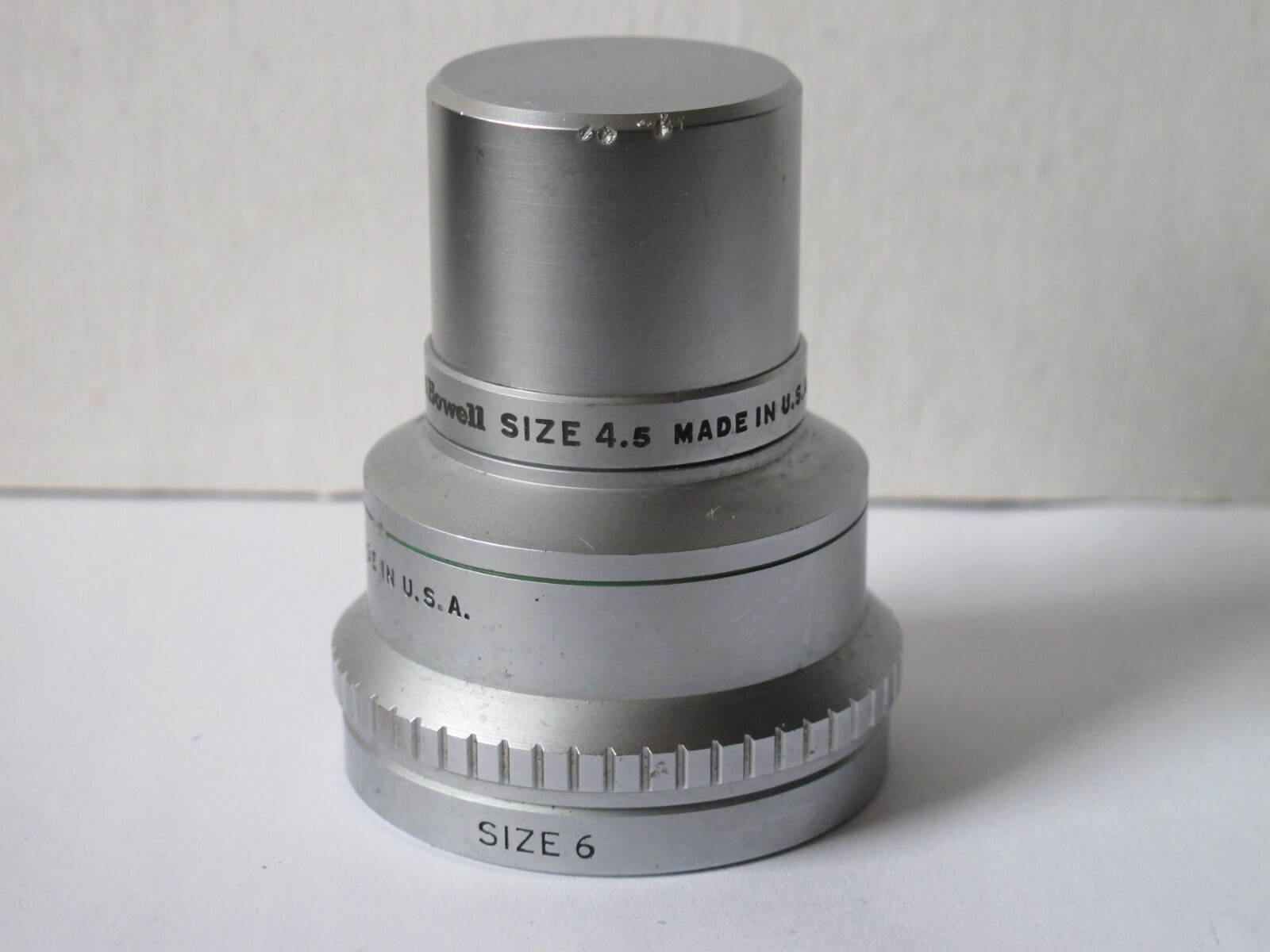 Vintage Metal Bell & Howell 1 1/2 X Wide Angle Lens Attachment, 28mm Threads