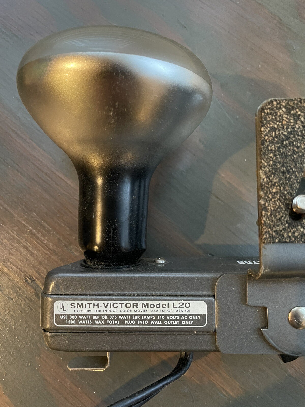 Vintage Smith-Victor L20 Two Lamp Movie Photographic Studio Barlight Photo Light