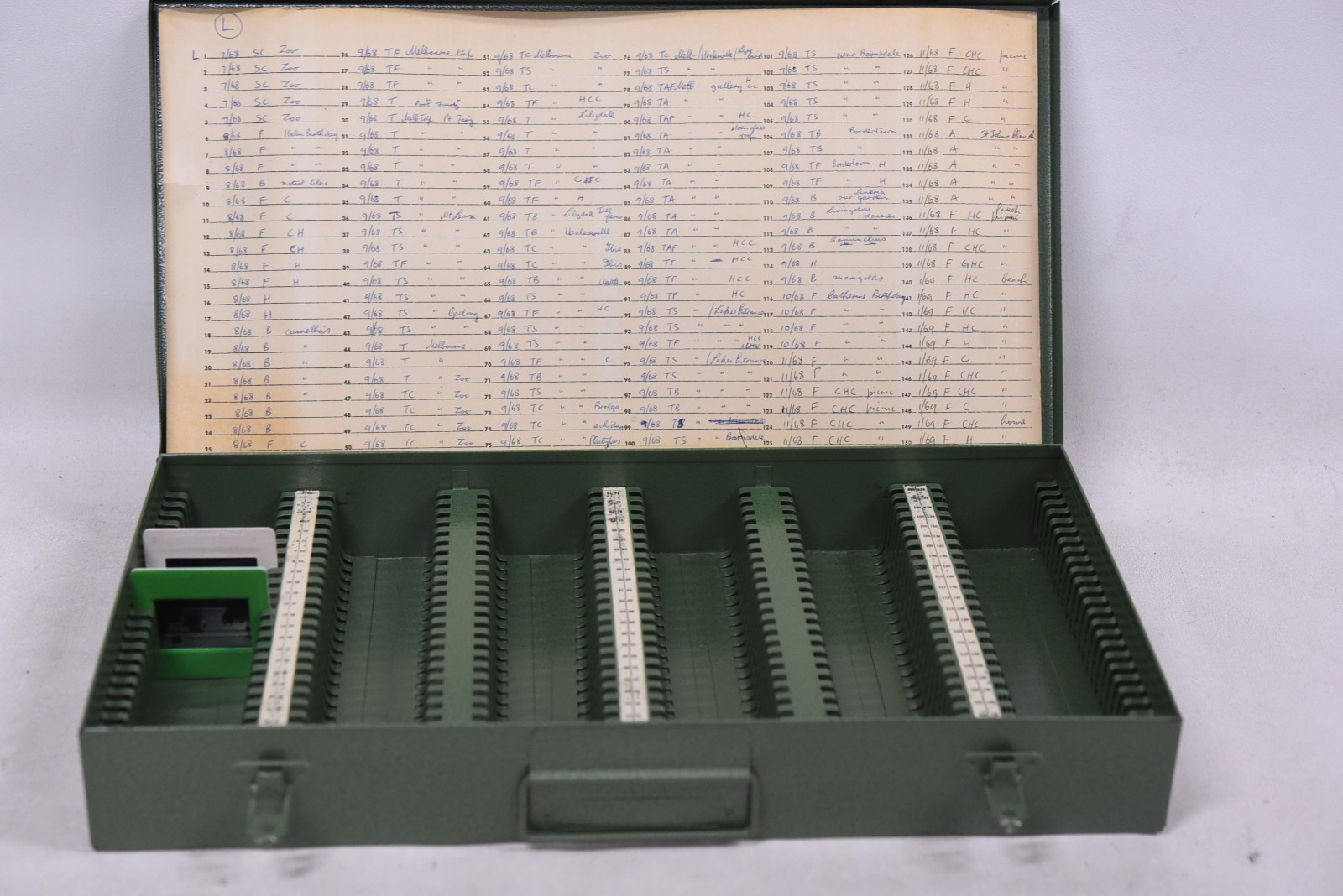 Hanimex Metal Storage Carry Case for 150 35mm Film Slide’s – Vintage Australia