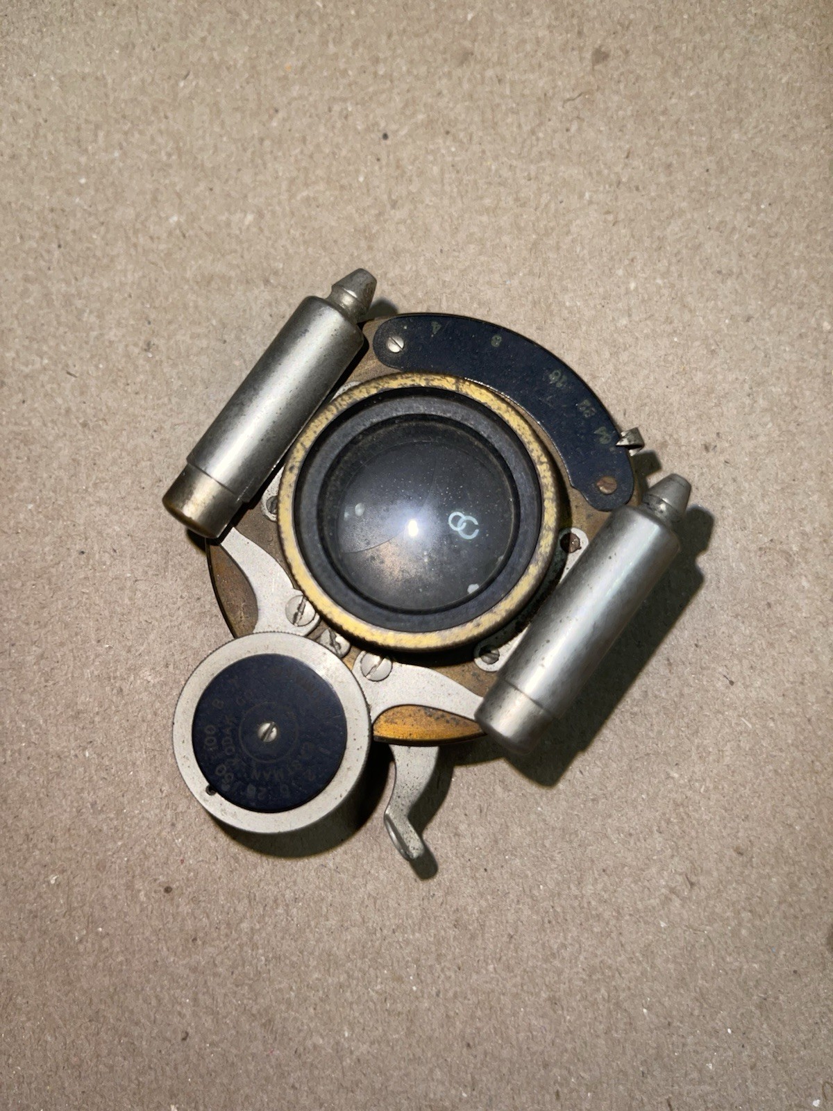 Antique Eastman Kodak Bausch & Lomb Automatic Lens Brass Clicks Minor Testing