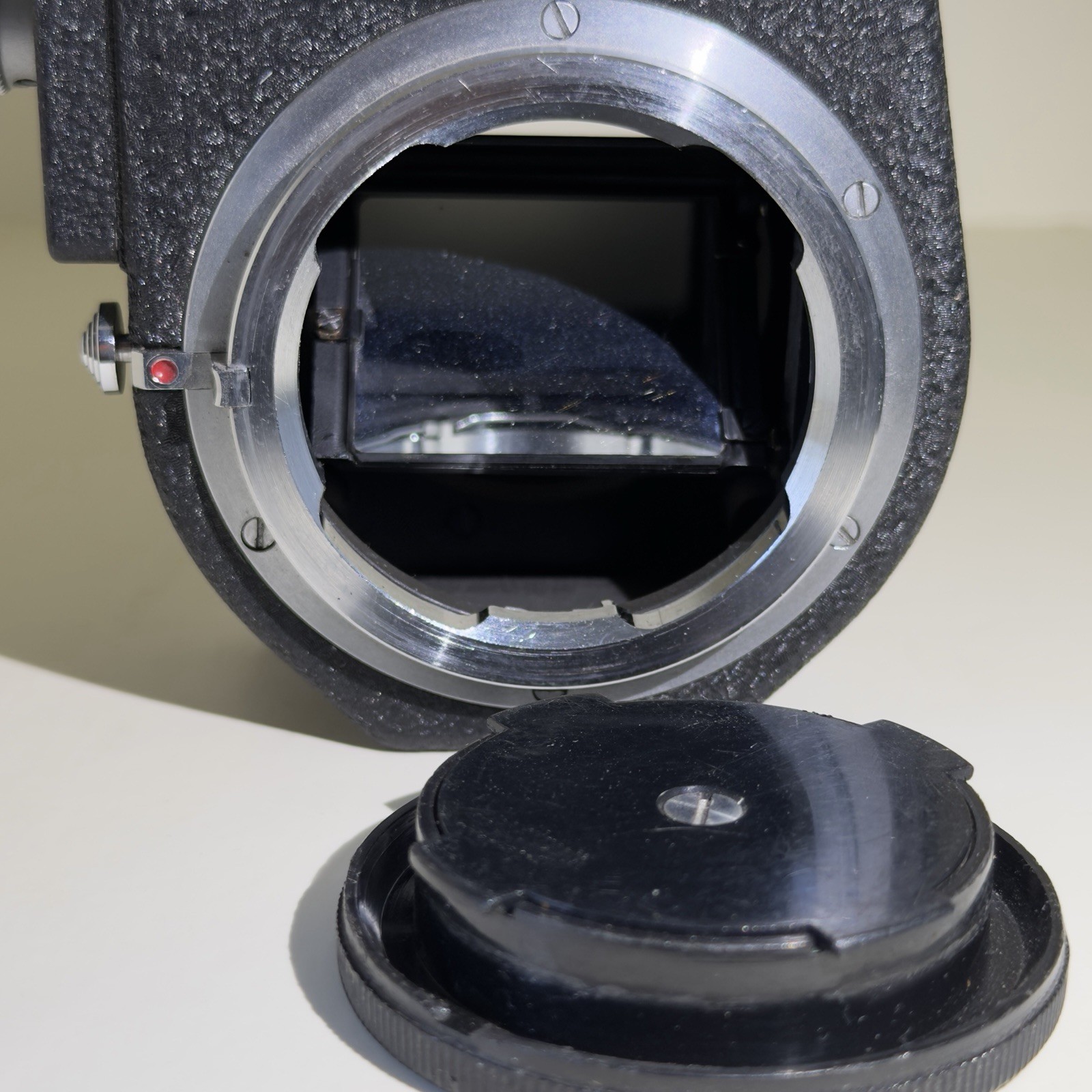 Leica Leitz Visoflex II w/ OTVXO 5x Vertical Magnifier Body Cap M Mount A15