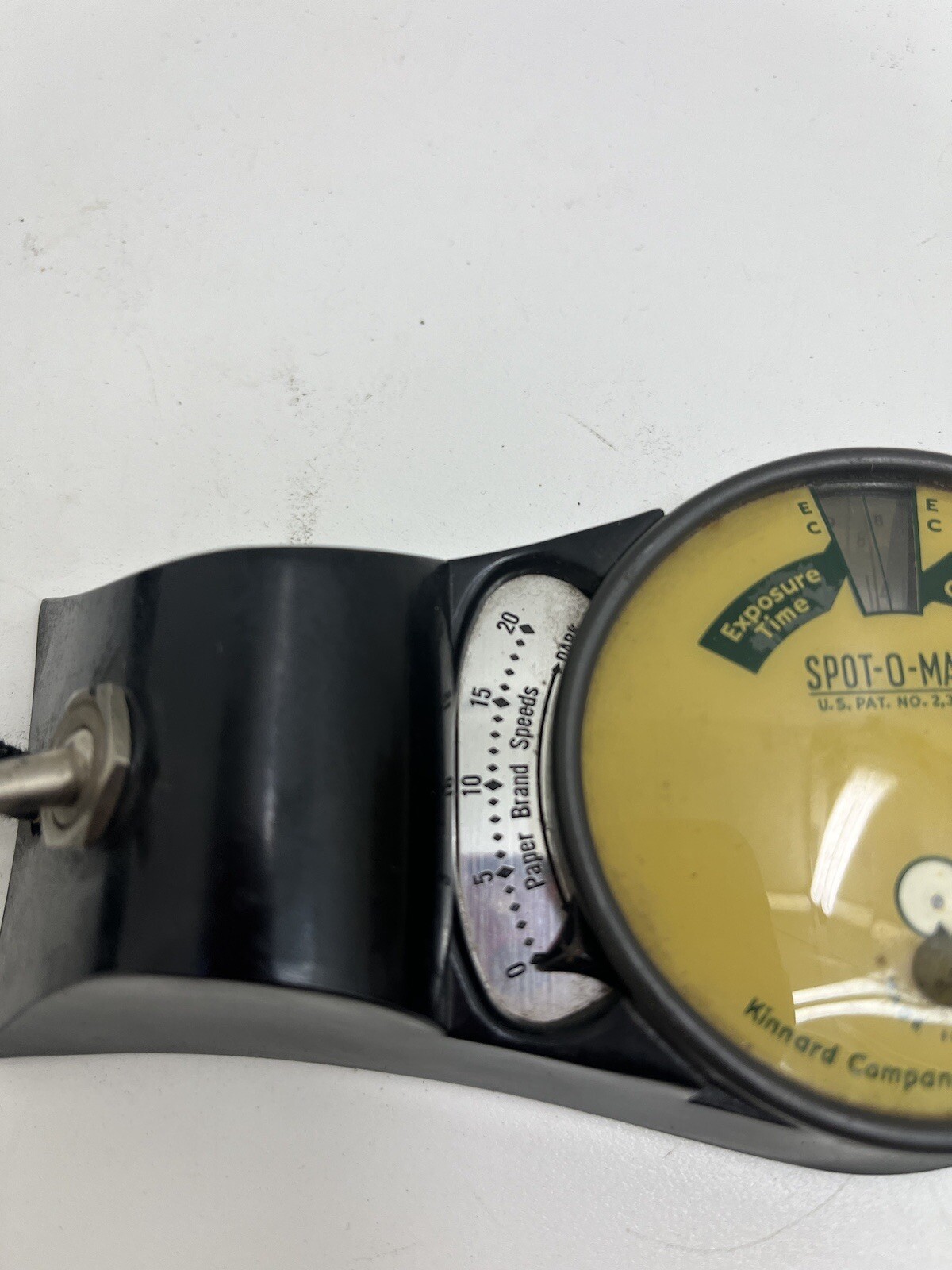 Vintage Kinnard Spot-O-Matic Enlarging Meter Camera Paper Contrast Exposure Time