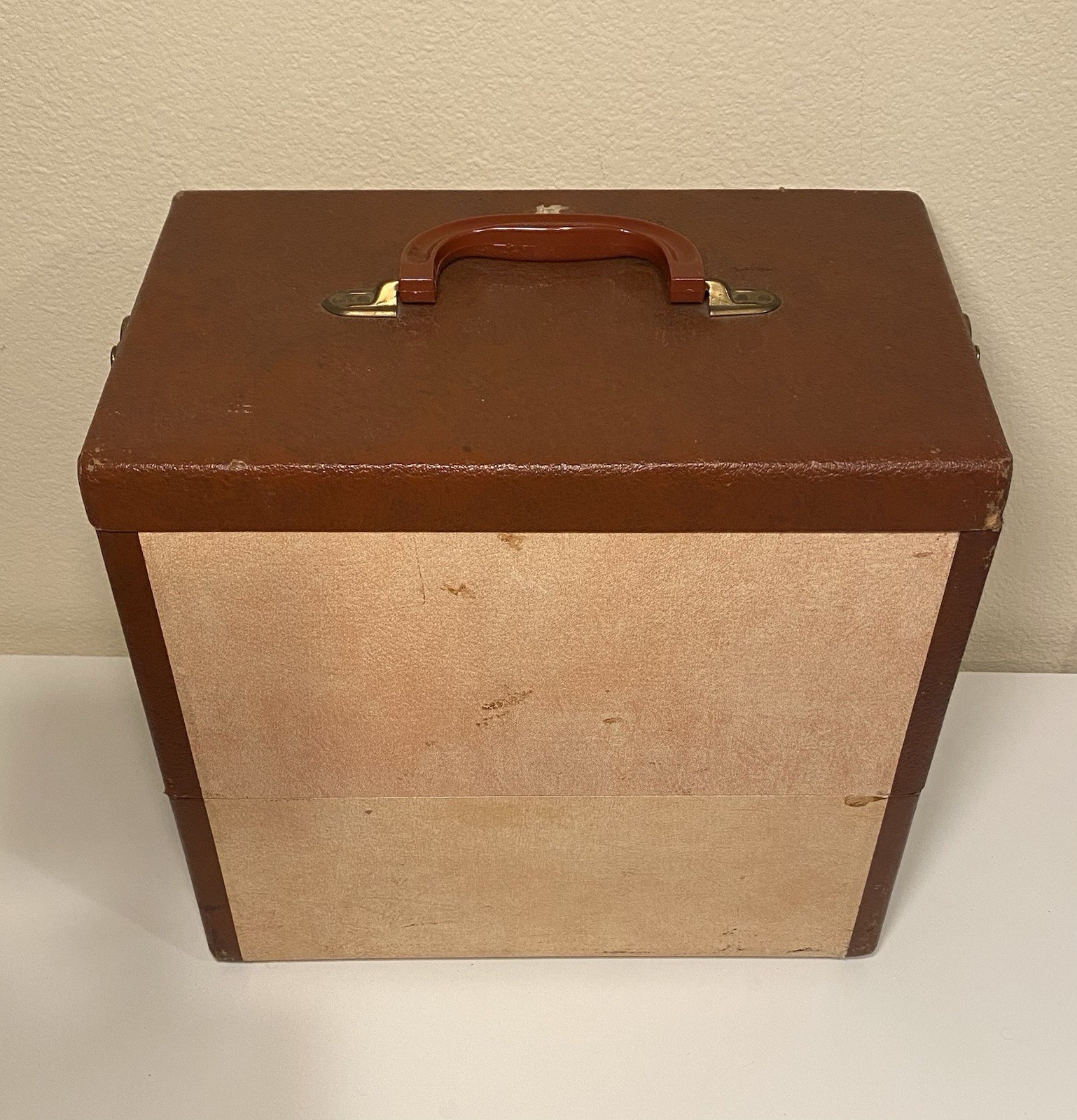 Vintage Barnett & Jaffe Baja Slide Carrying Case Red 2 Level Stackable Case