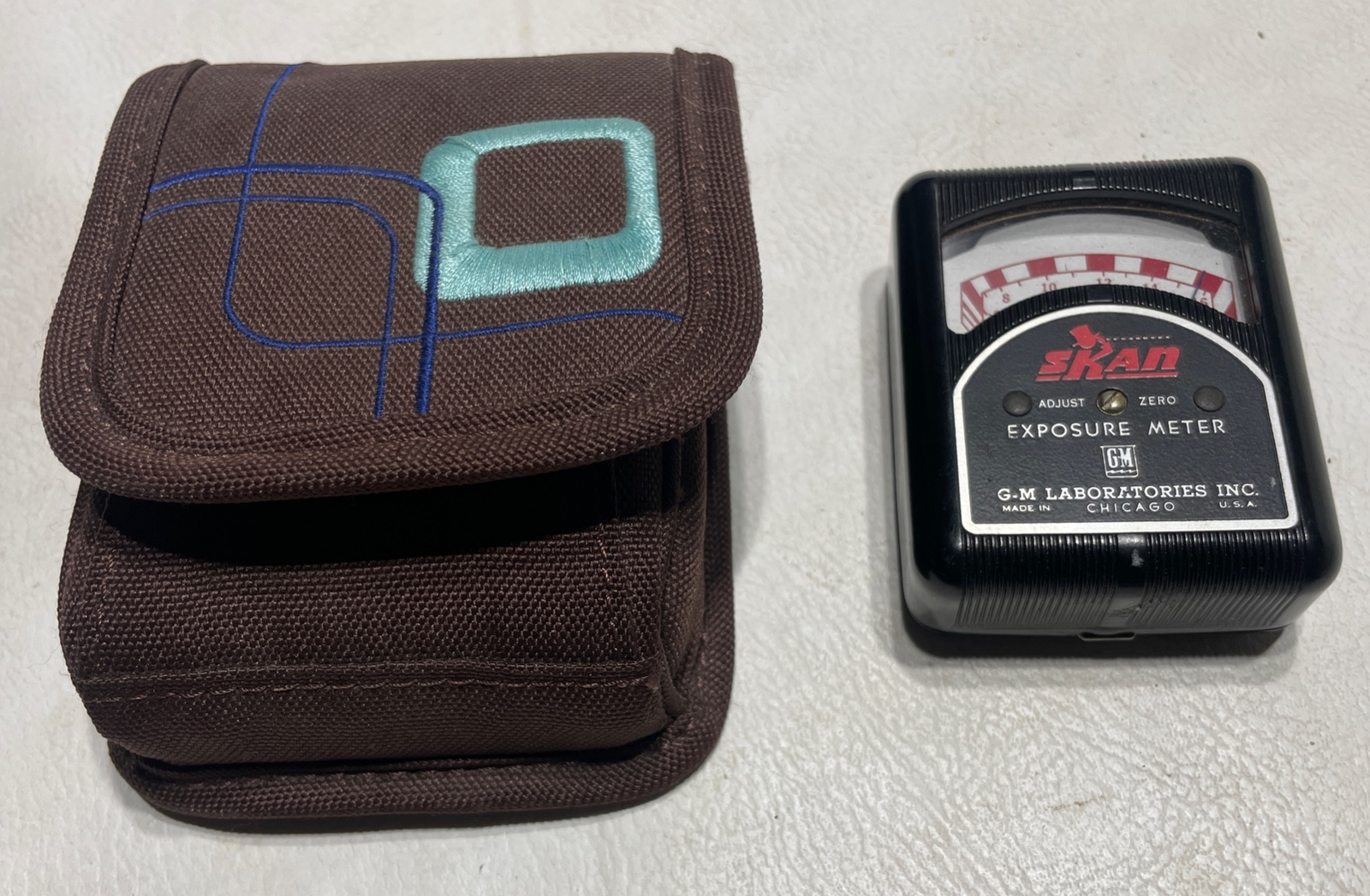 Skan Exposure Meter G-M Laboratories Inc. Chicago Illinois Vintage With Case