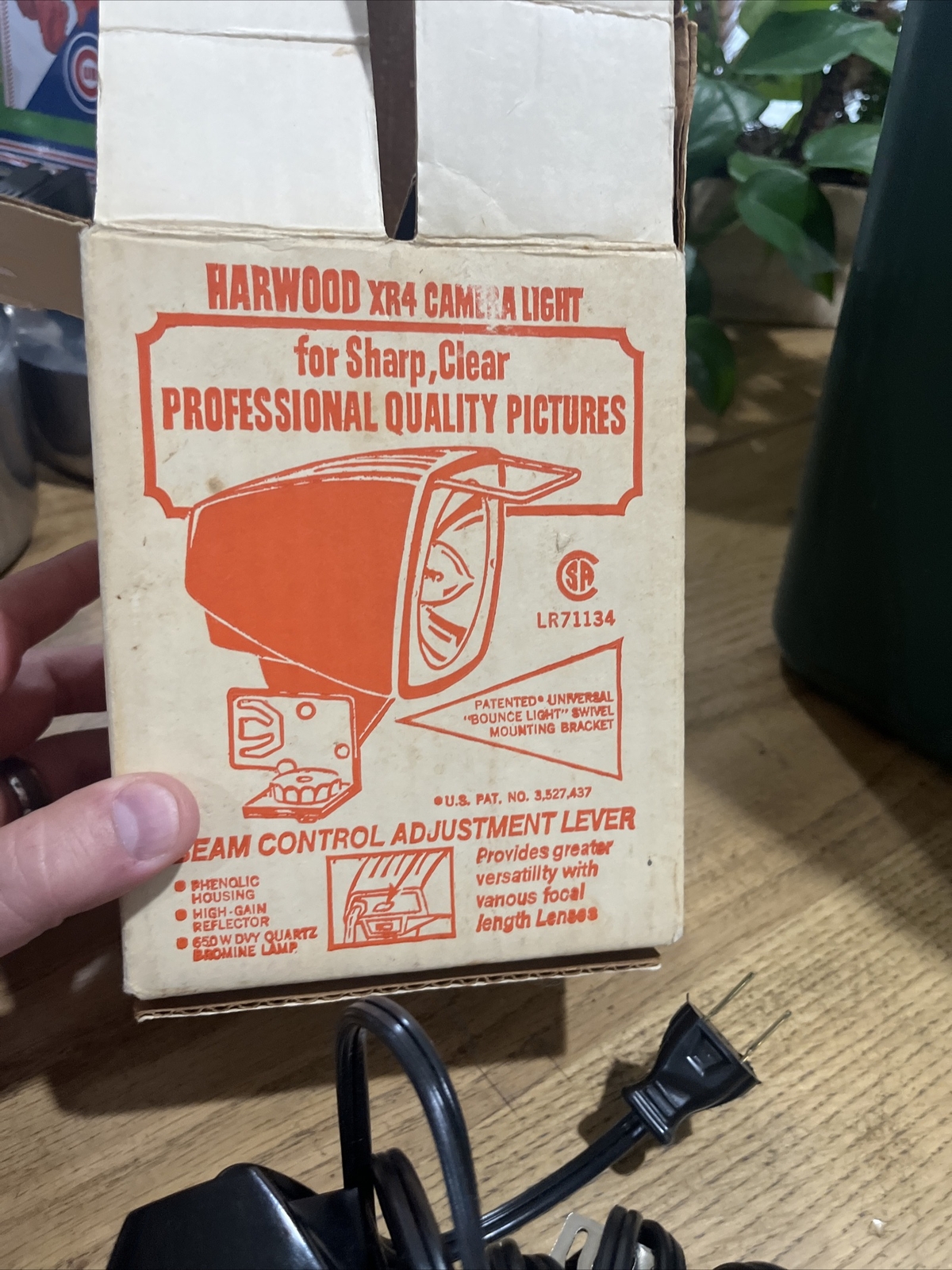 Vintage Harwood XR4 Hi-Intensity Photography Beam Control Light 650w WORKS