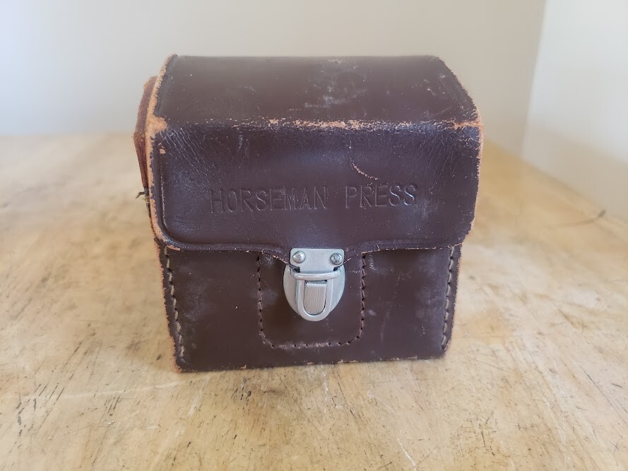 Vintage Kogaku Horseman 1: 5.6 f-18cm Lens in Leather Case