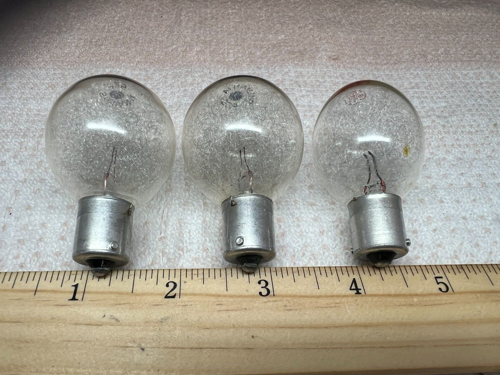 Vintage P25 Sylvania & GE Photography Flash Bulbs, Qty 3, Fast Tracked Shipping
