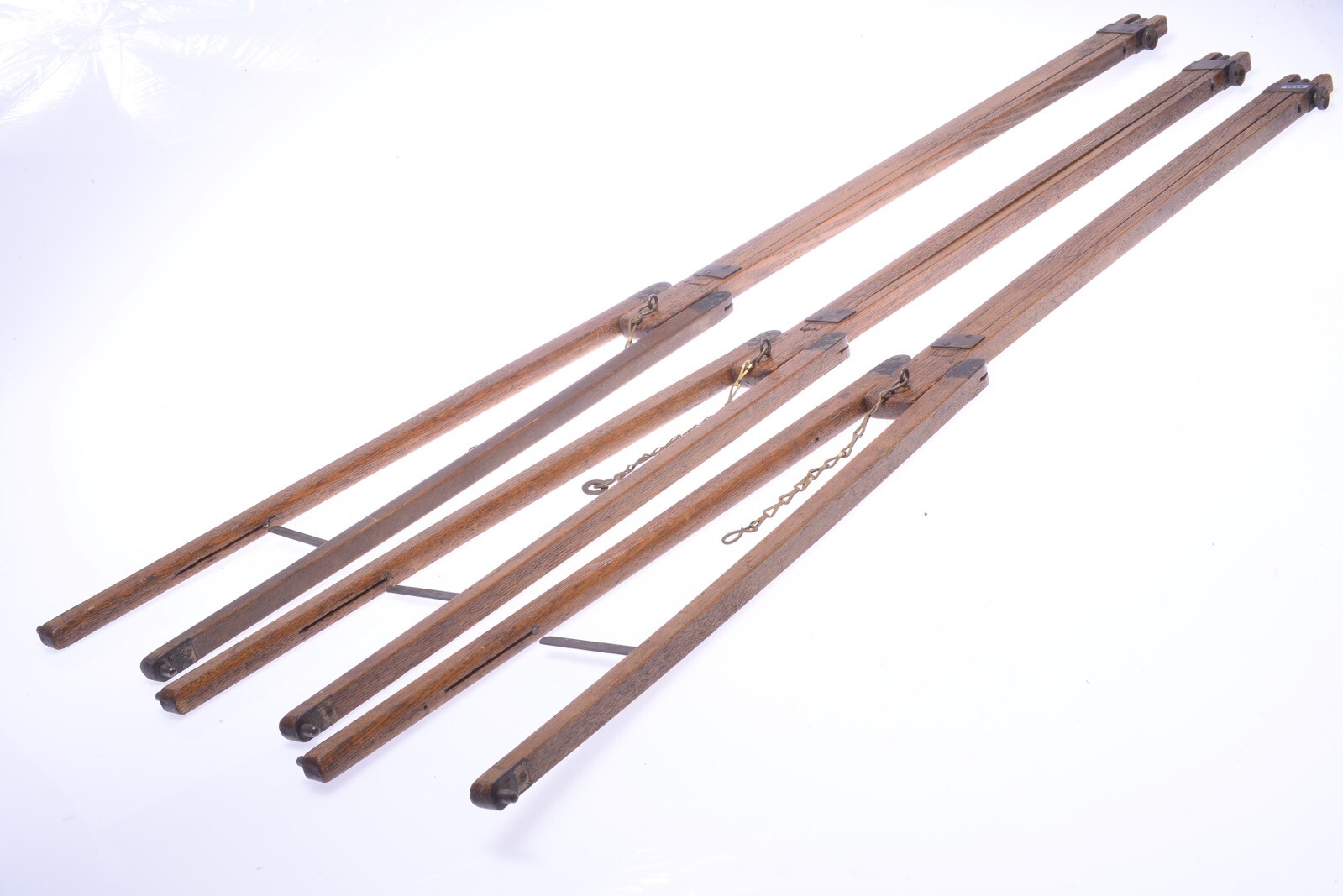 ✅ ANTIQUE WOOD TRIPOD 152CM, 59.84″ THORNTON? ROSS? LANCASTER? FIELD CAMERAS