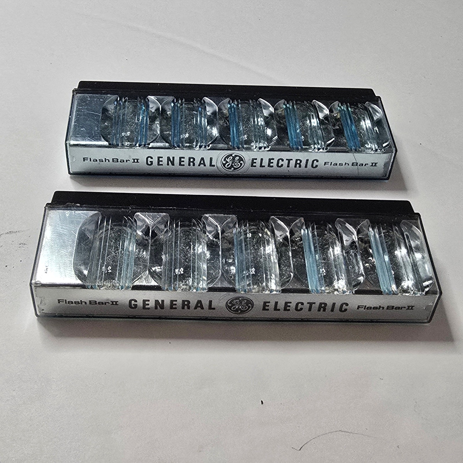 GE Flash Bar II Polaroid SX-70 Flashbar Lot of 2 NOS 20 Flashes USA 1970s