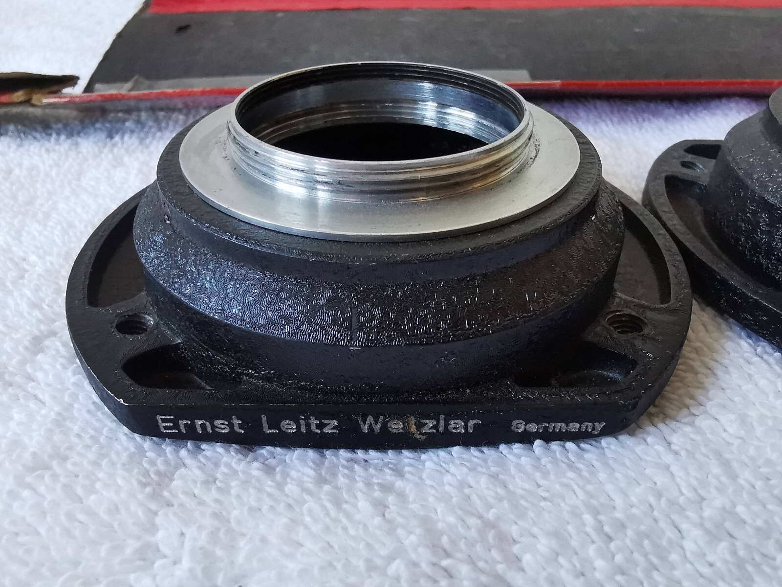 NOS Vintage Leica Leitz Wetzlar BOOWU CopyStand Attachments Macro Microscope