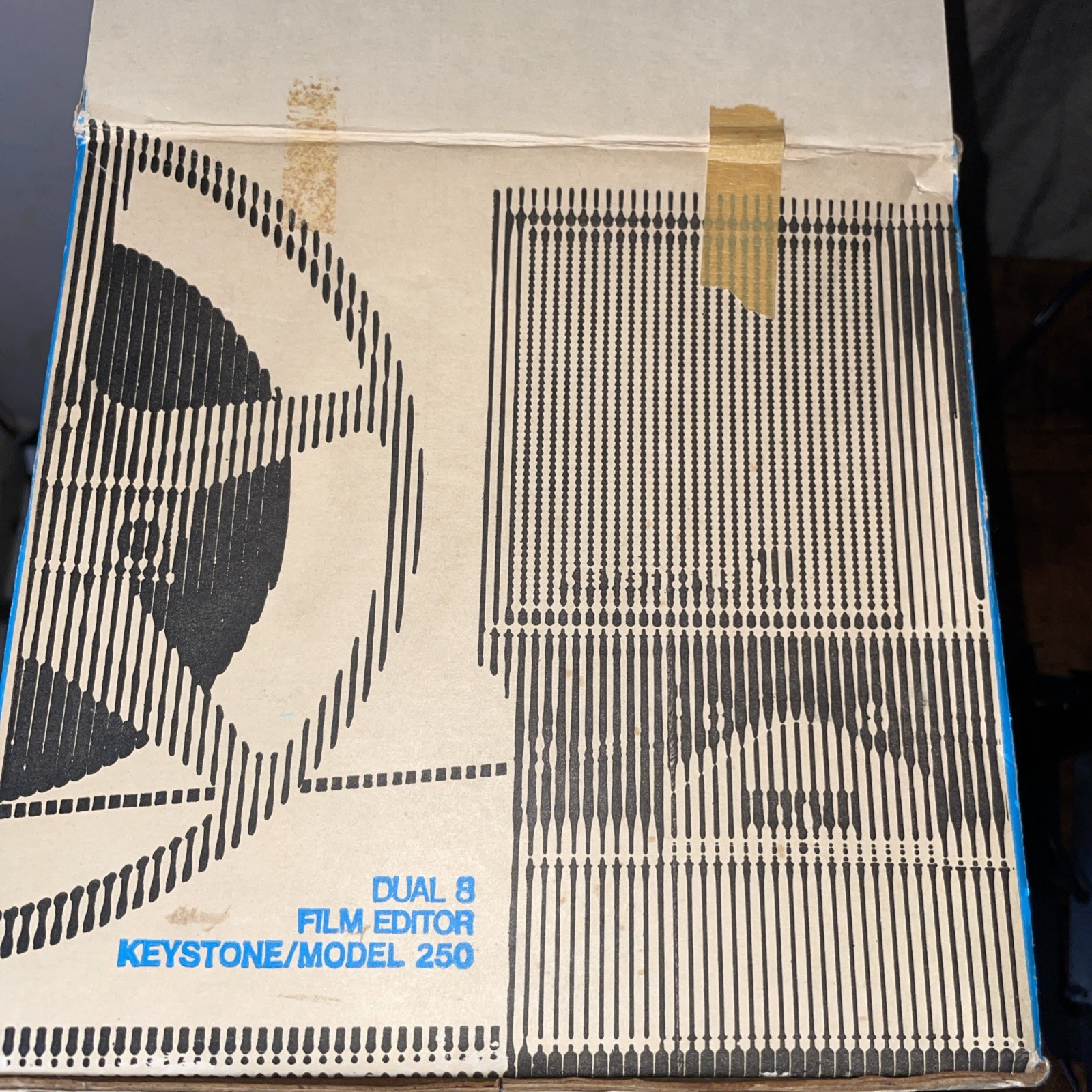 Dual 8 Film Editor, Keystone Model 250 W/ Original Box And Manual. Excellent!!