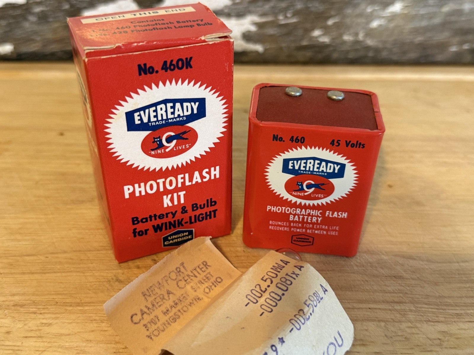 1960’S Eveready Battery And Bulb Photoflash Kit #460K In Original Box VT