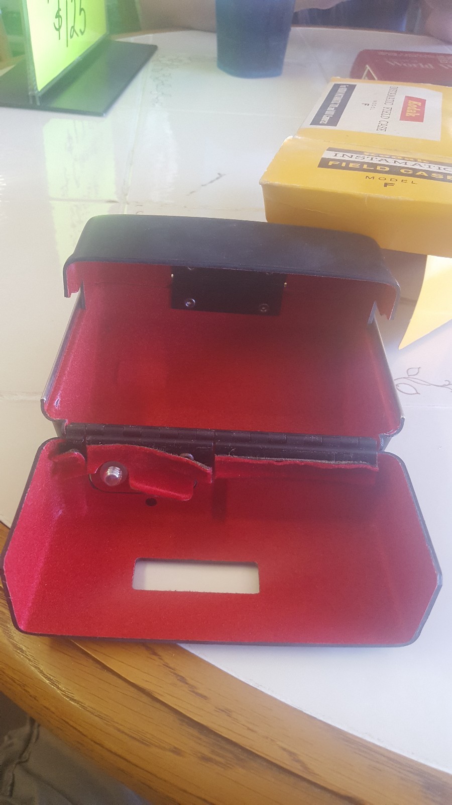 Kodak Instamatic camera Field Case Model F in original box looks unused Vintage