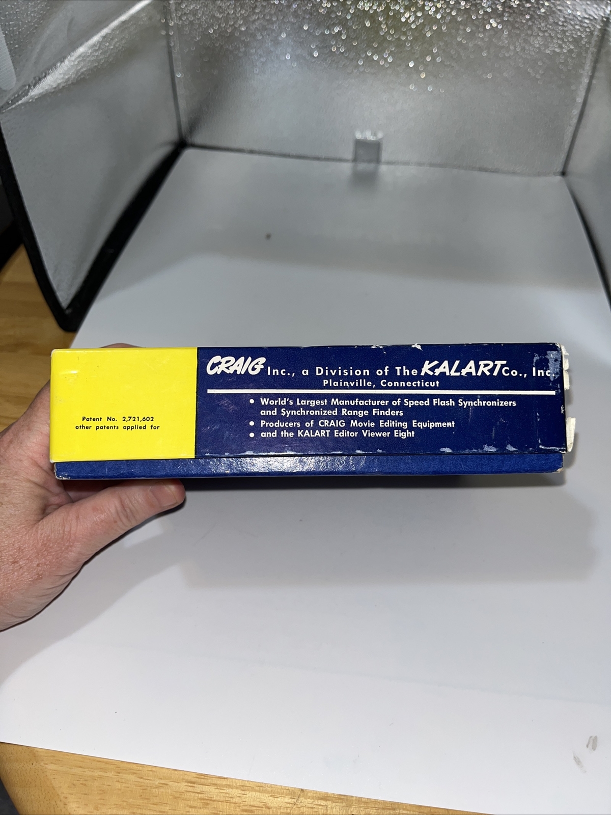Vintage Craig S-3 Model Master Splicer – 8mm & 16mm Film w/Box & Instructions