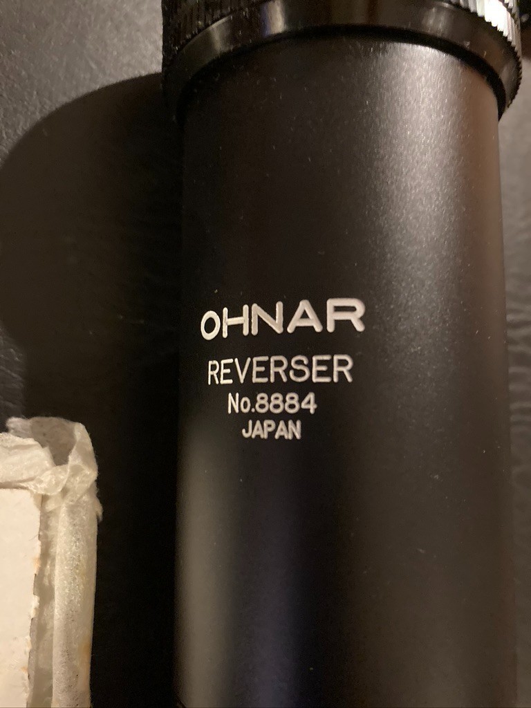 OHNAR – SLIDE COPIER REVERSER JAPAN FOR SLR CAMERA – T-MNT NOS VINTAGE 1960’S