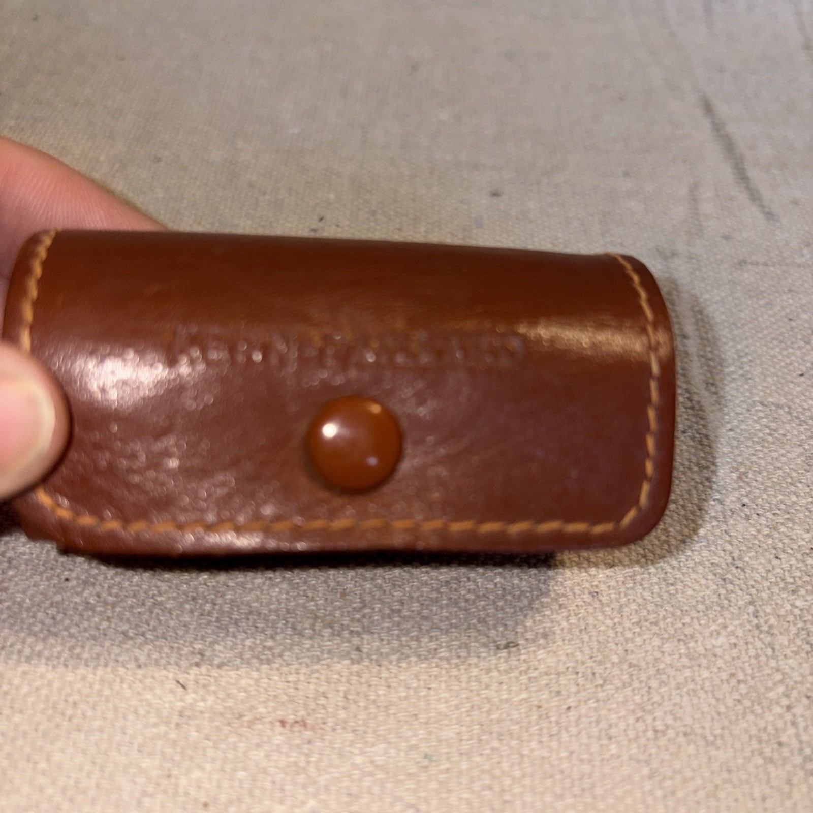Original Kern Paillard Leather LENS CASE Switzerland