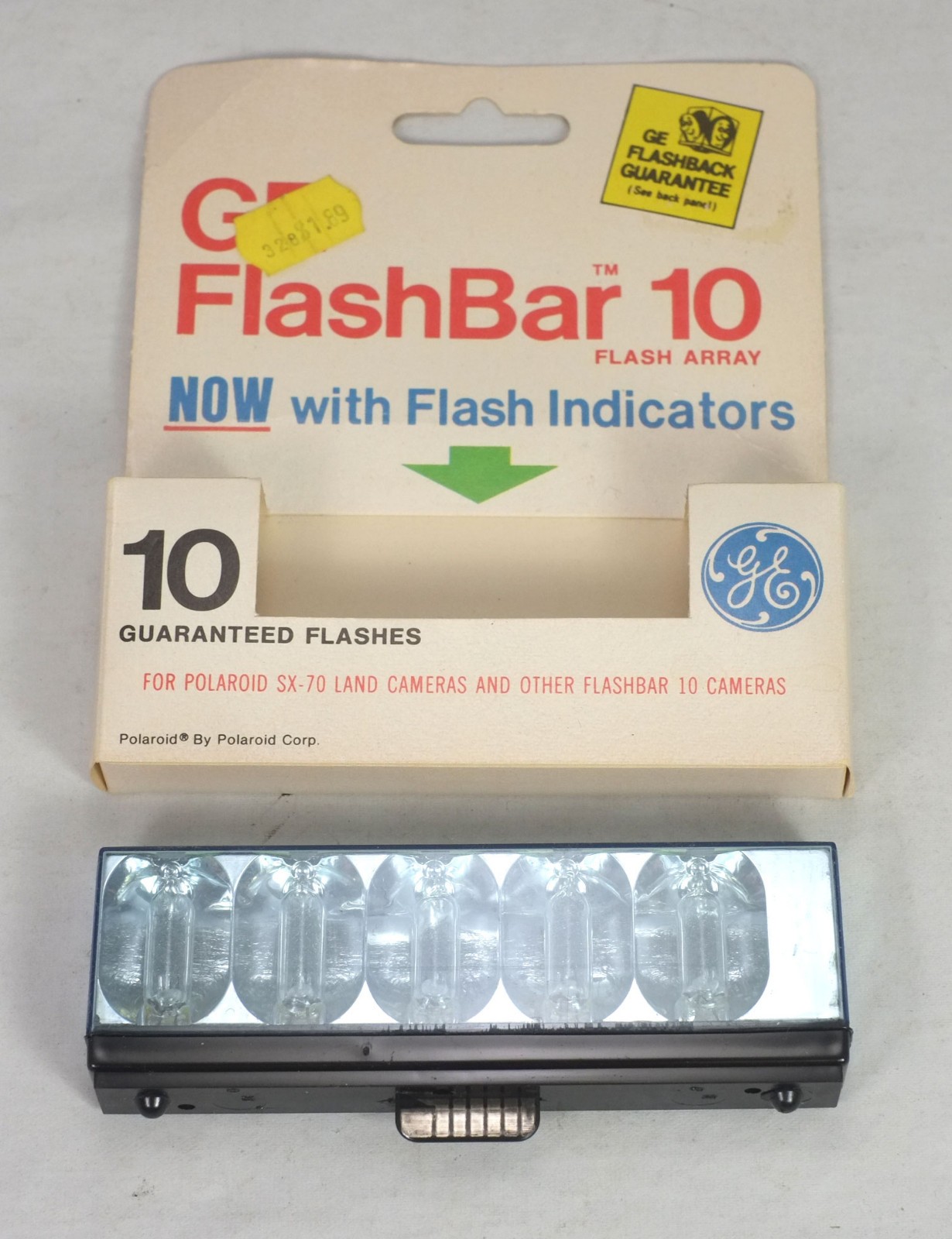 1 Vintage GE Flash Bar Bulb for Polaroid SX-70 Camera FlashBar