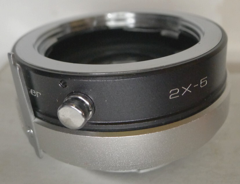 Vivitar MC Tele Converter 2X-5 & Box, Caps & Case for Minolta – Made in Japan