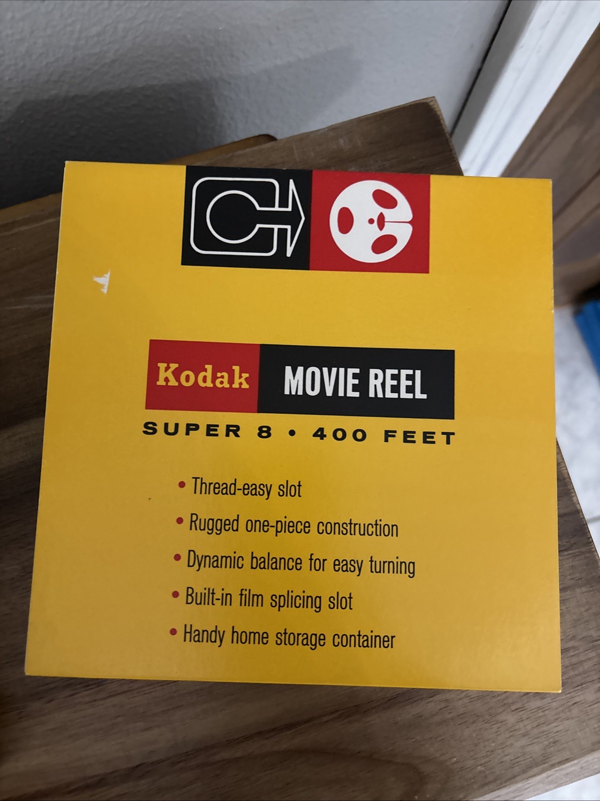 Lot Of 10 Vintage Movie Reel Super 8 Empty 400 Feet In Box