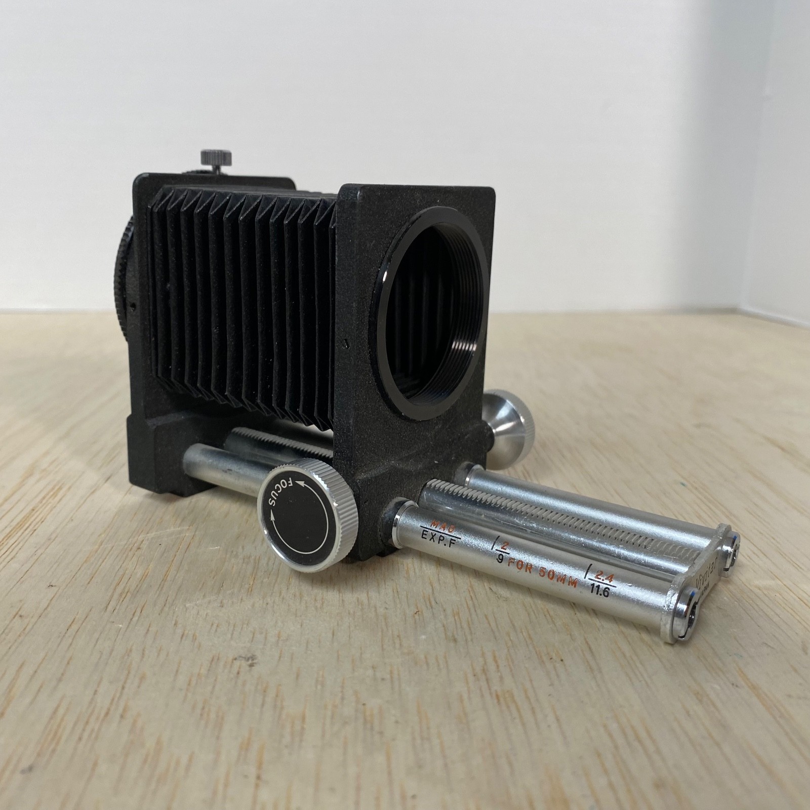 Vintage VIVITAR Dual Track Bellows Unit for 35mm Cameras Macro Photography