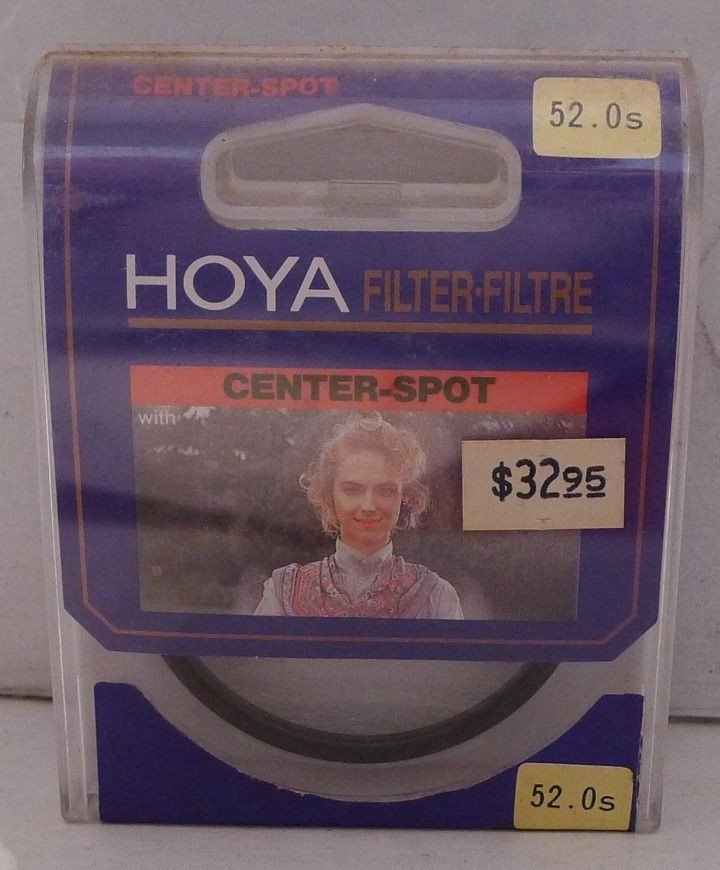 Hoya Center-Spot Filter 52mm Filter +Product Case – NEW – Made in Japan
