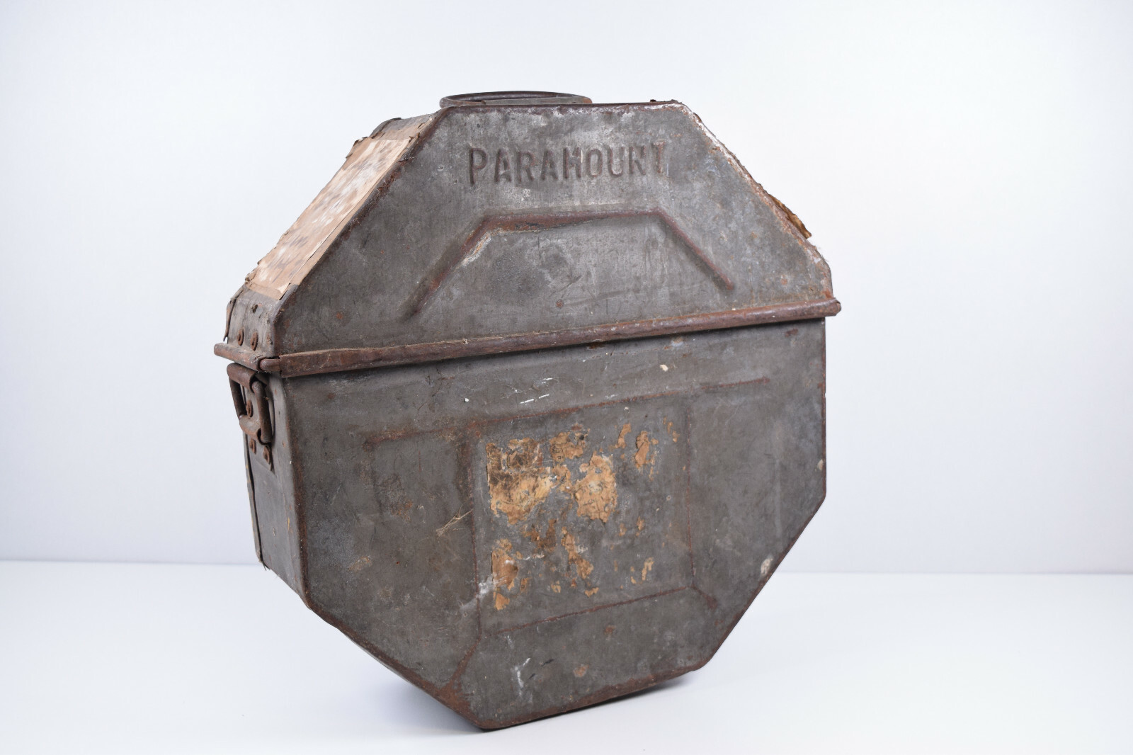 Paramount Motion Picture Metal Canister Reel Case w/#4 & 5 of Teen Wolf Too