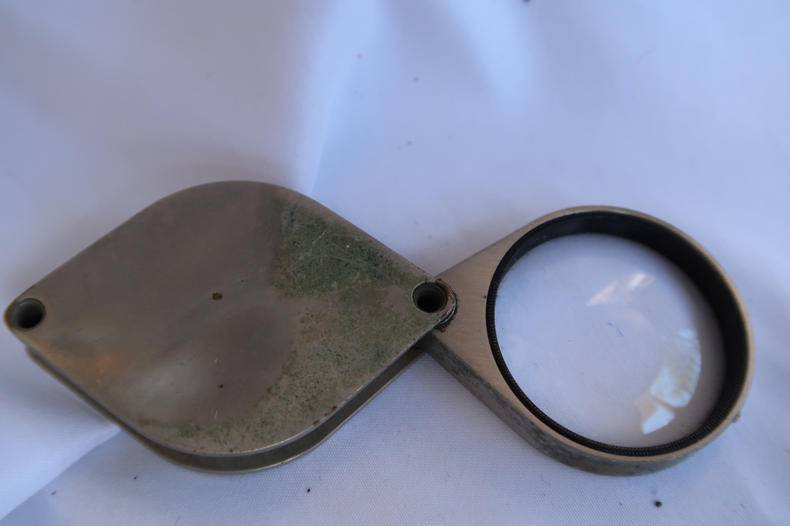 Carl Zeiss Jena 2 1/2X Folding Pocket Magnifier Loupe Magnifying Glass