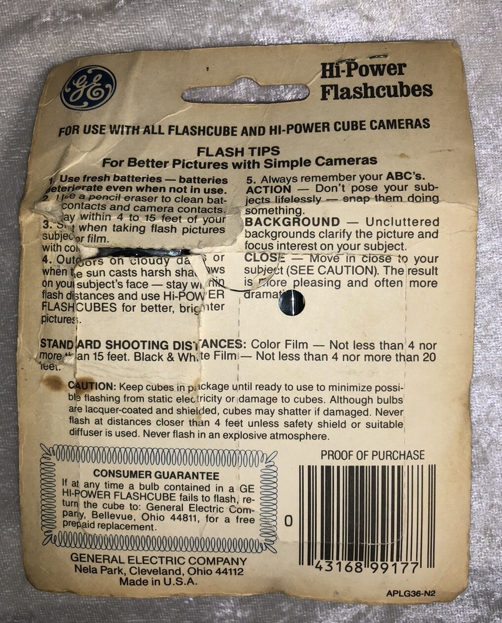 Vintage Hi-Power Flash Cubes