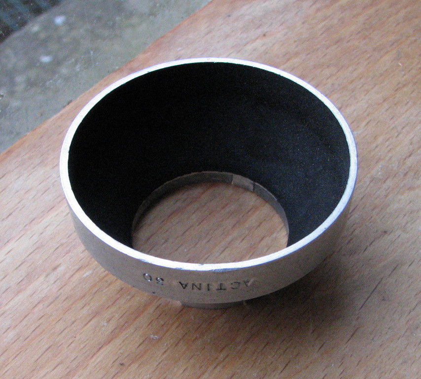 30mm push fit aluminium lens hood used slip on shade agfa fit