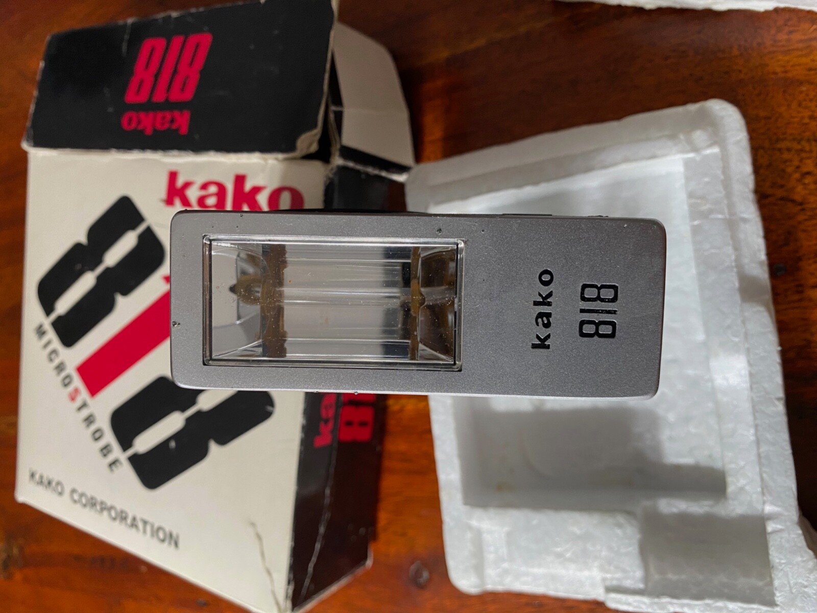 Vintage KAKO 818 Microstrobe Camera Flash Made in Japan Boxed