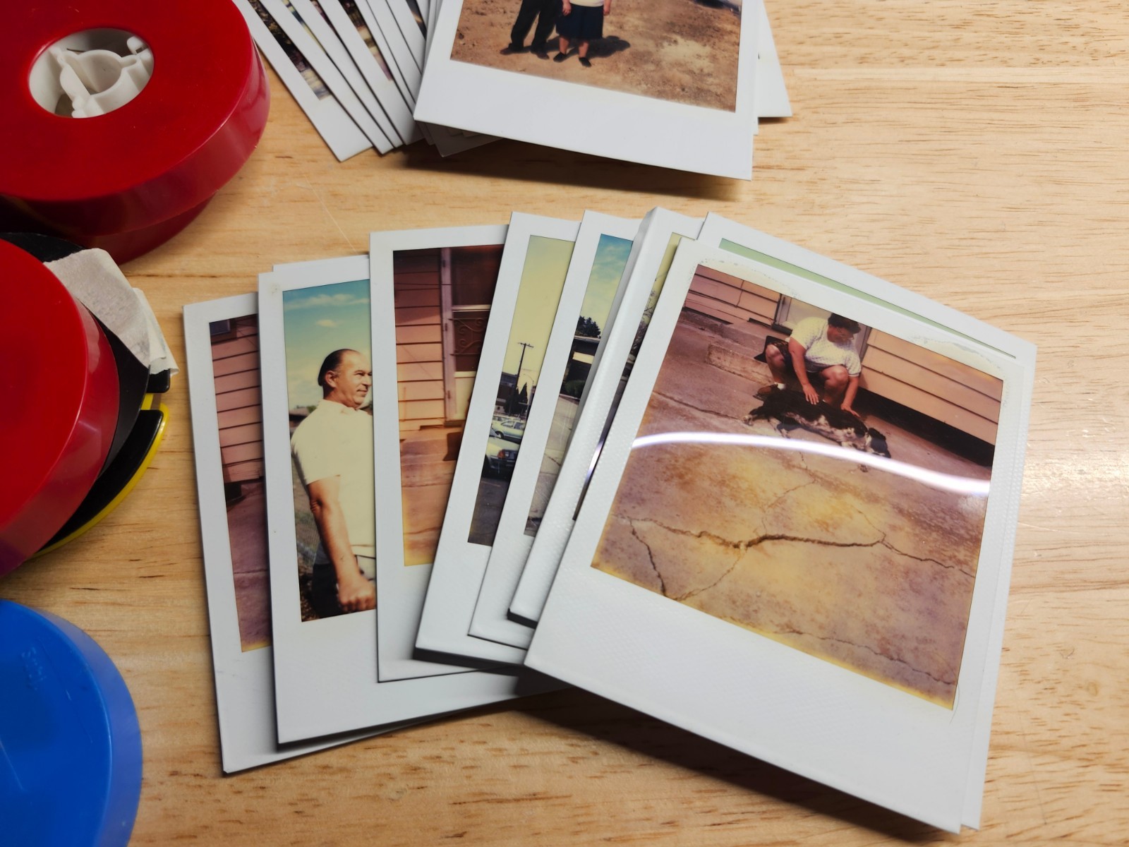 LOT OF ESTATE SALE * SUPER 8 FILM AND 8MM FILM USED AND POLAROID PICTURES FOUND