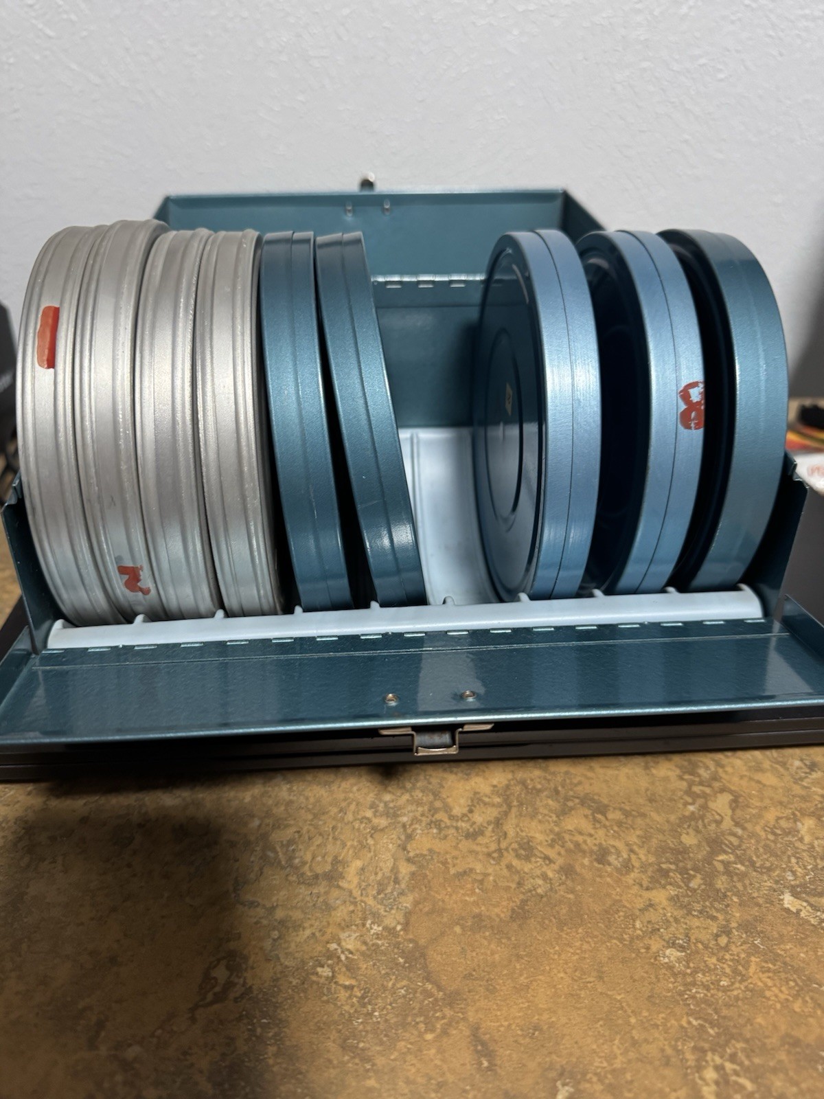 Vintage 8mm Home Movies Cases And Carry Case Metal
