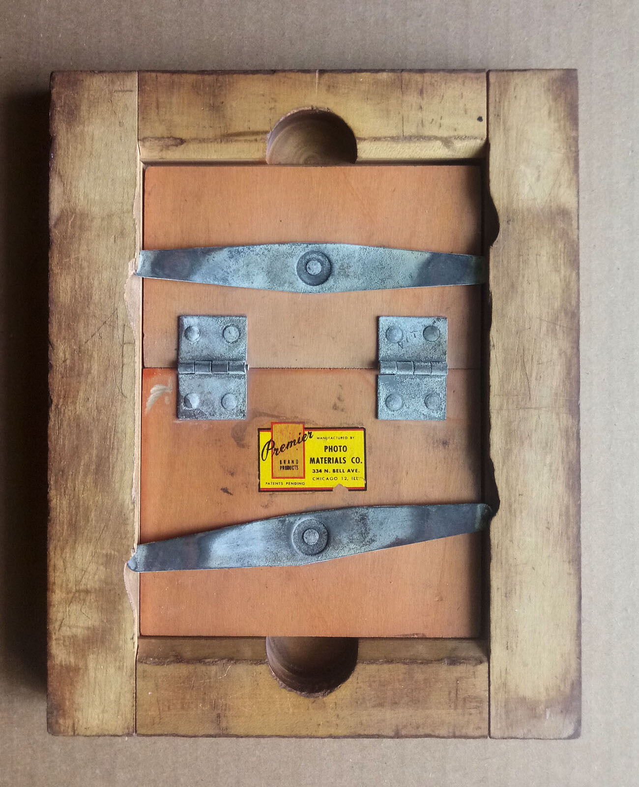 Antique Premier Photo Printing Frame, circa 1900