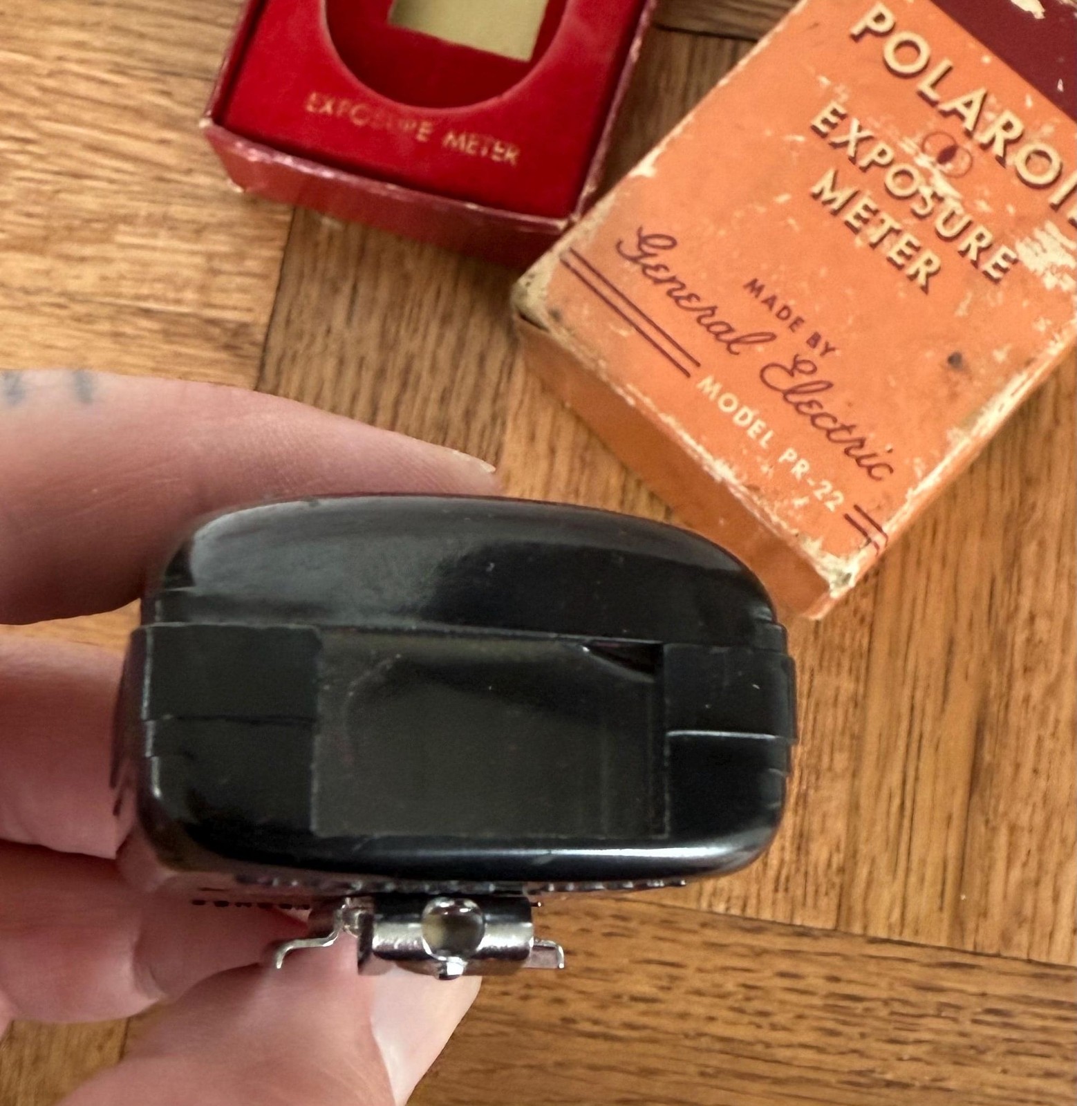 Vintage Polaroid Exposure Meter – General Electric Model PR-22 – Light Meter