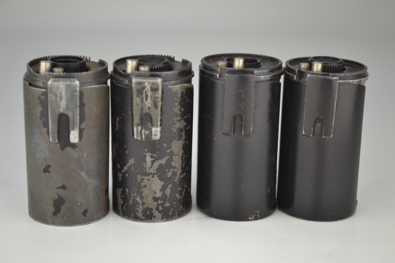 SET OF FOUR SOVIET USSR METALLIC RELEASE SPOOLS