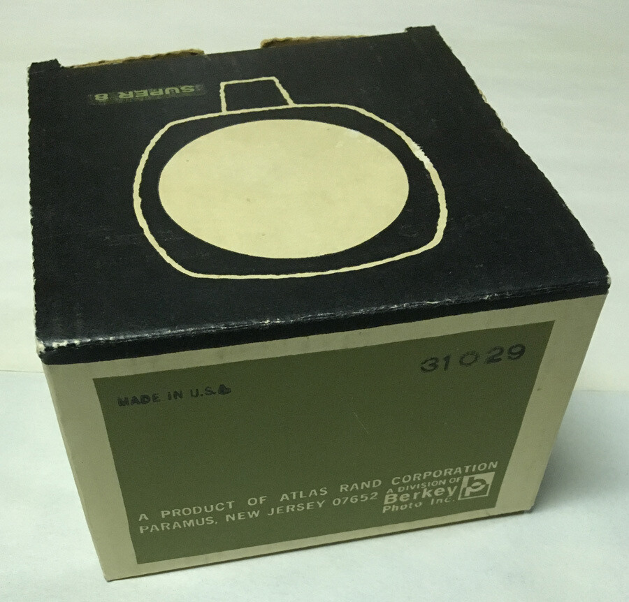 ATLAS WARNER Super 8 SEALED BEAM MOVIE LIGHT 650W Model 855 w/ original box