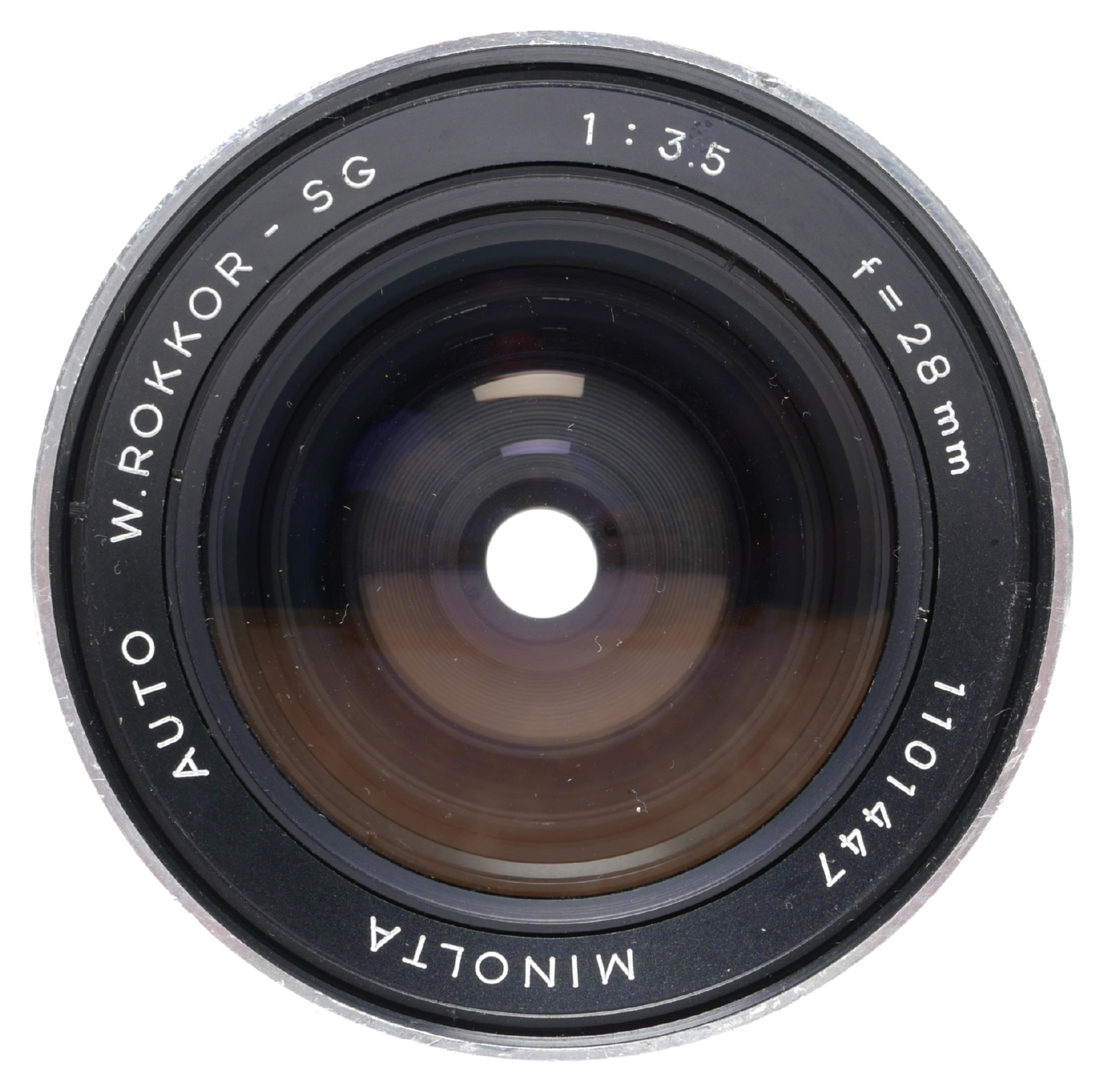 Minolta SR-1 35mm SLR Camera Auto W.Rokkor-SG 1:3.5 f=28mm Lens