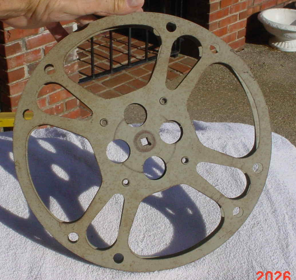Vintage 16mm Goldberg Brothers Movie Reel Metal 12 Inches