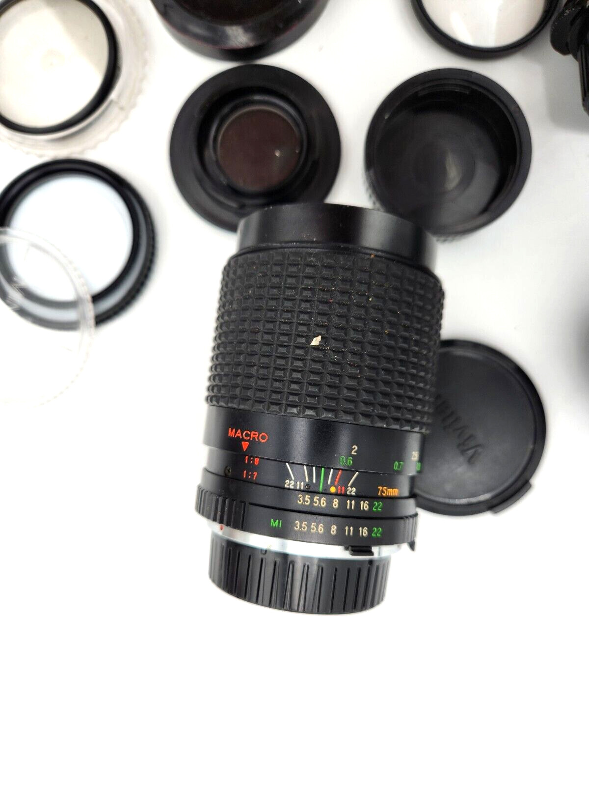 Lot Photo equipment Nikon, Ashai, VIvitar LENSES, filters, meter, etc. Vintage