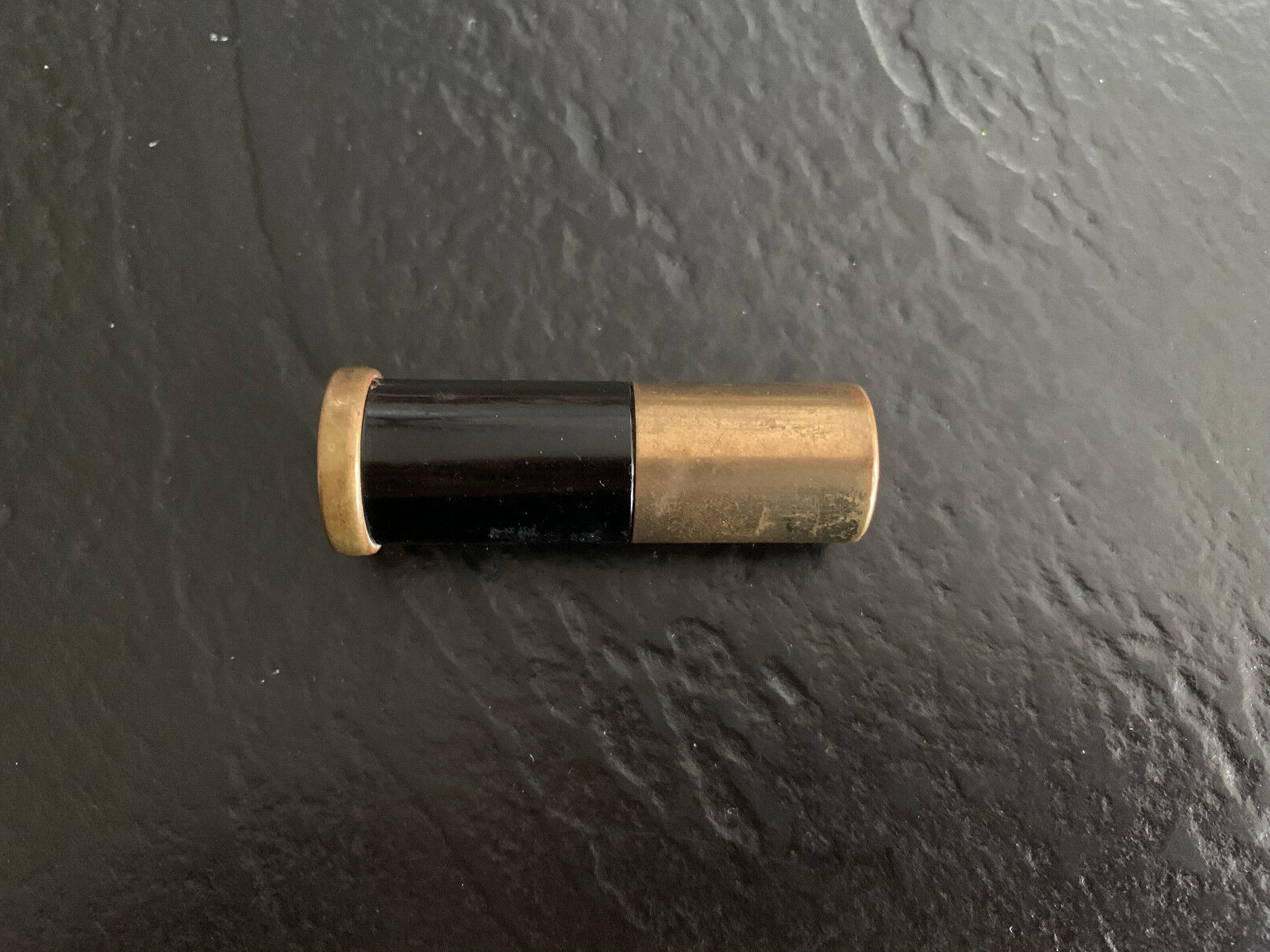 Vintage Evers 2″ Twist Up Lipstick Camera Dust Make up Brush from Germany 1950
