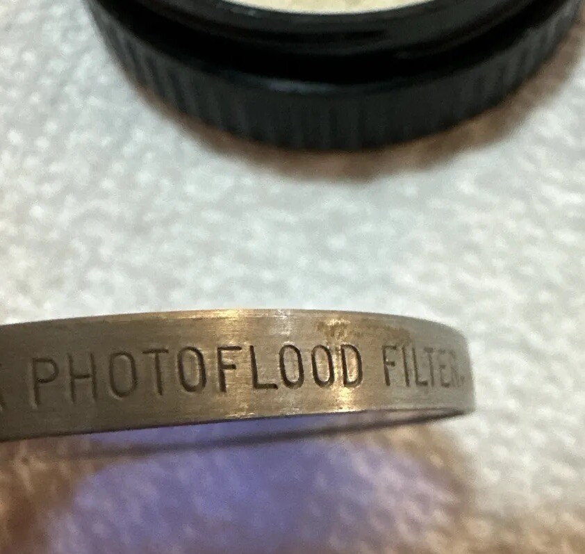 2-Camera Filters 1-Adapter Ring – Kodak Series 6/80A Filter/Harrison C-7 No. 3