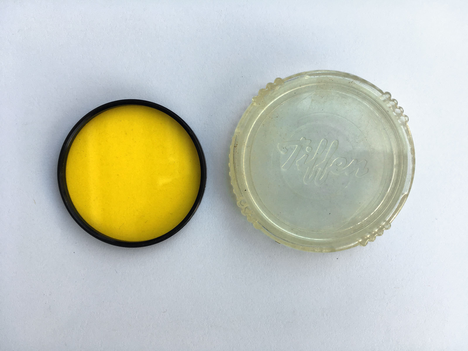 3 Vintage filters – Tiffen Photar Yellow, Sky & Ednalite Portrait with boxes