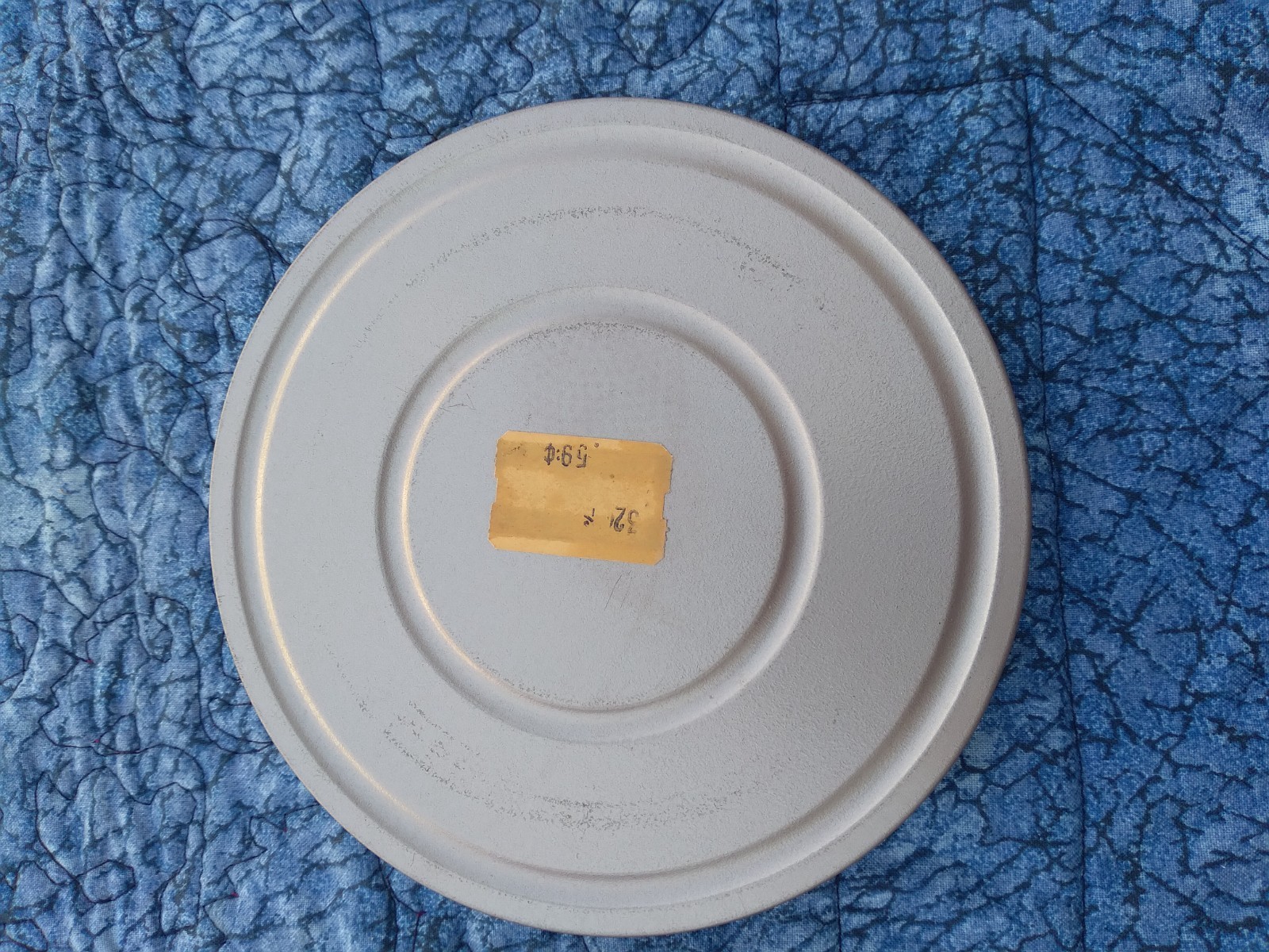 Dual 8mm Film Storage Reel & Can Tin EMPTY 5 Inch Vintage