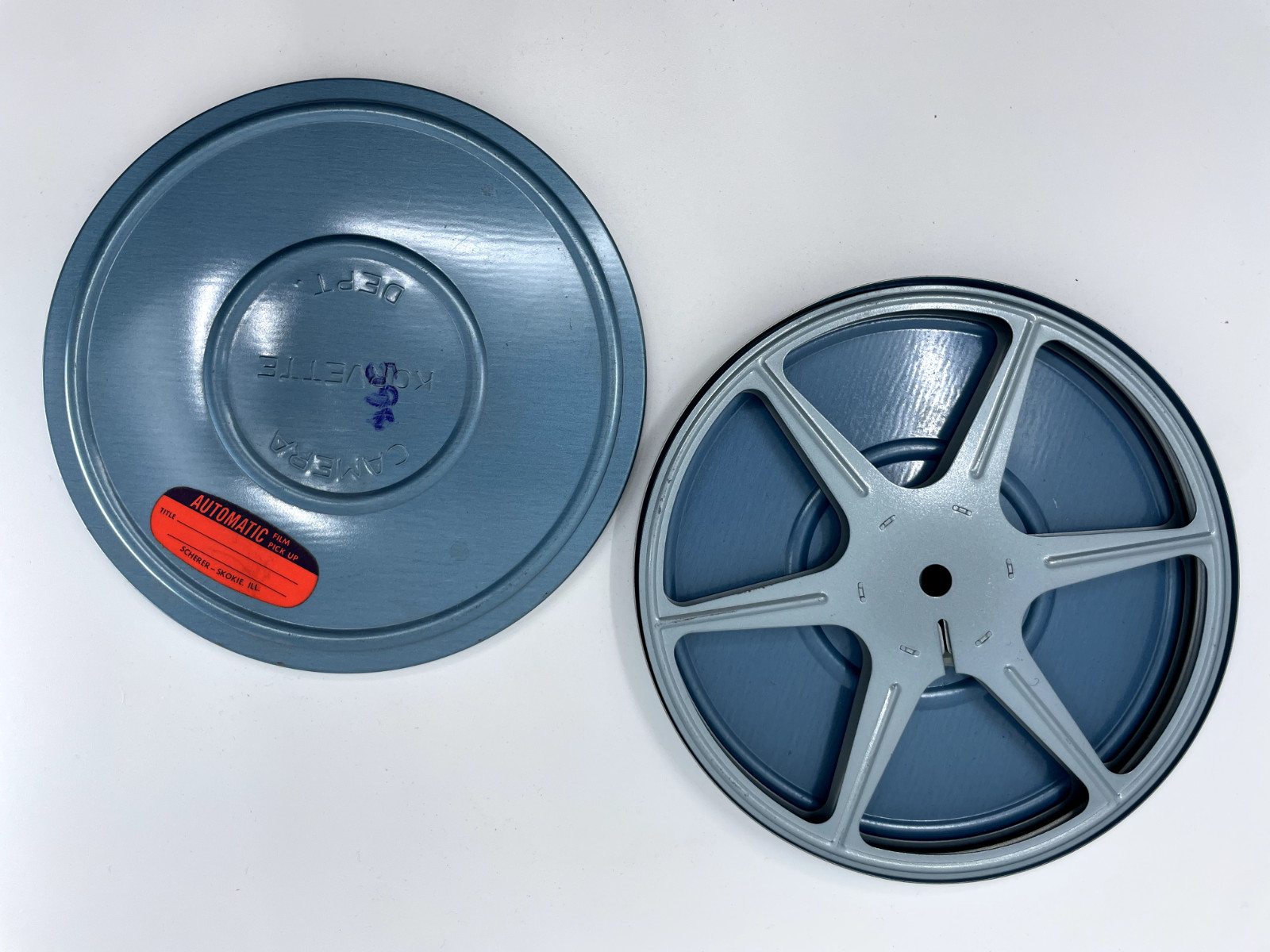lot of 8x metal & plastic regular 8mm film spools film can take up reels