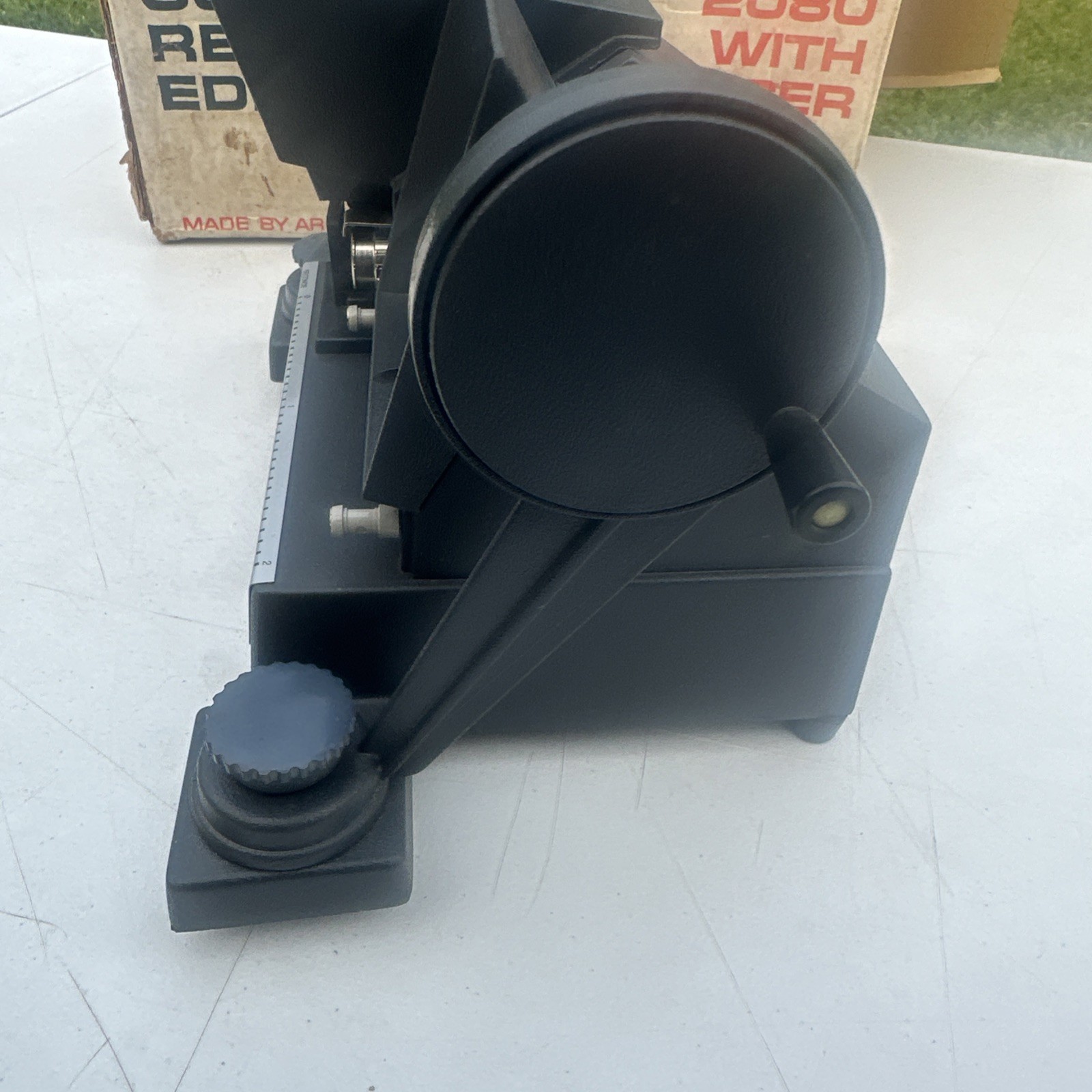 VTG Mansfield Super Eight Reporter Editor 2080 w/ Splicer Box WORKS Film Cinema