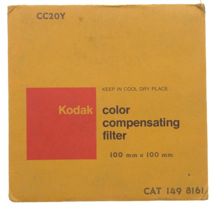 Kodak color compensating filters 100x100mm cat 149 8161 8153 opened un-opened