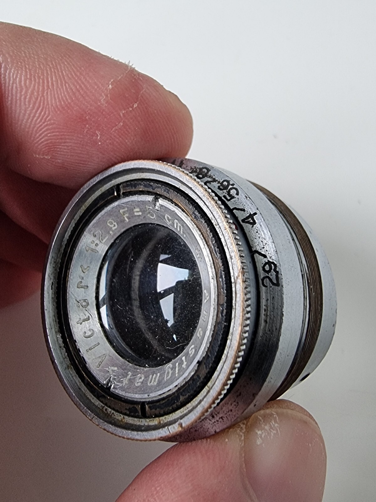 Vintage lens Anastigmat Victar 1-2,9 F=5cm