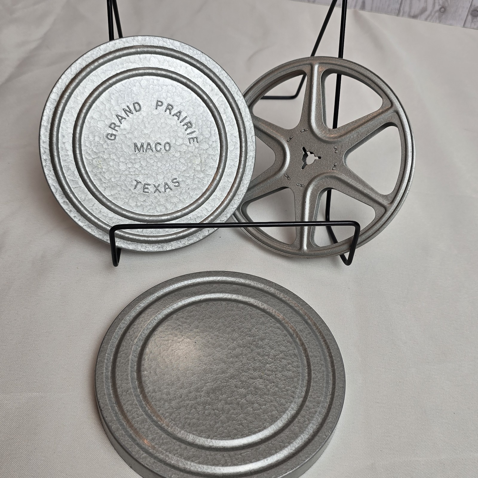Vtg Metal 8 Mm Film Reel And Can Maco, Grand Prairie TX