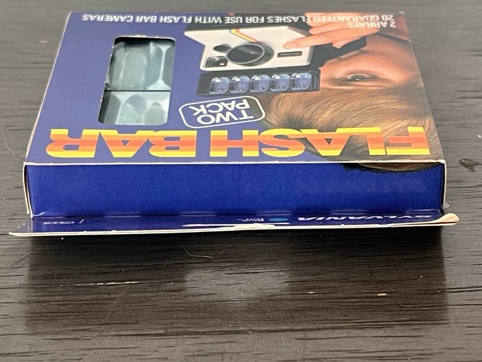 Vintage Sylvania Blue Dot Flash Bar Two Pack (20 Flashes)